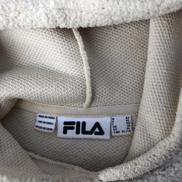 FILA Fleece Hoodie size xl - Picture 3 of 4